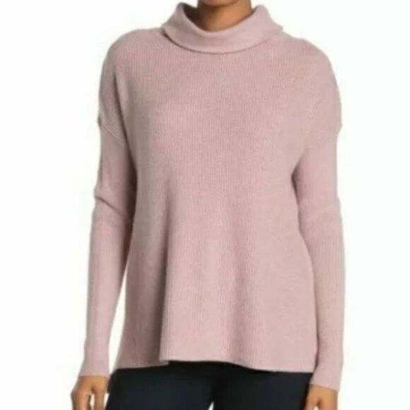 Devotion by Cyrus Nordstrom Cowlneck Ribbed Tunic Sweater M Orchid Haze NWT - Picture 1 of 6